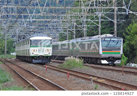 東海道線二宮~神津 JR東日本185號B2列車(大宮)停駛 東海道線二宮~神津 JR東日本185號B2列車(大宮)停駛 128814927