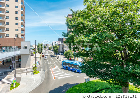 Natori Station East Exit Rotary Symbol Tree Pedestrian Bridge East-West Free Passage Natori City Library Masuda Community Center Natori Station East Exit Rotary Symbol Tree Pedestrian Bridge East-West Free Passage Natori City Library Masuda Community Center 128815131