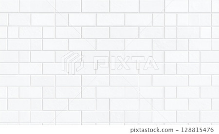 Clean white subway tile wall texture background Clean white subway tile wall texture background 128815476