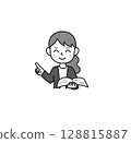 女人解釋_黑白 128815887