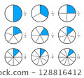 Fraction illustration 128816412