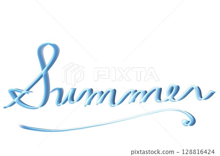 Blue calligraphy Summer png Blue calligraphy Summer png 128816424