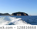 Tomogashima Islands and the wake seen from the ship 128816668