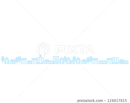 簡單的城市景觀圖 128817815