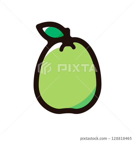 番石榴插圖圖示(水果,水果,食物材料) 番石榴插圖圖示(水果,水果,食物材料) 128818465