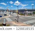 The main street of Yanagawa in Date City, Fukushima Prefecture, continues to experience the hottest weather in Japan 128818535