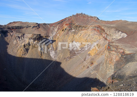 從富士山頂久志山眺望的劍峰山 從富士山頂久志山眺望的劍峰山 128818619