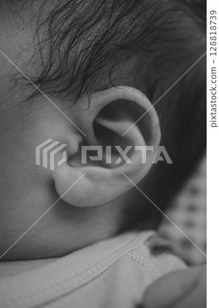 嬰兒身體部位切割 128818739