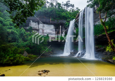 Huai Luang Waterfall, is a large waterfall located in Phu Chong-Na Yoi National Park,Ubon Ratchathani,Thailand Huai Luang Waterfall, is a large waterfall located in Phu Chong-Na Yoi National Park,Ubon Ratchathani,Thailand 128819160