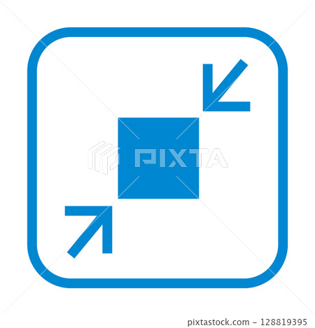 Size reduction icon illustration Size reduction icon illustration 128819395