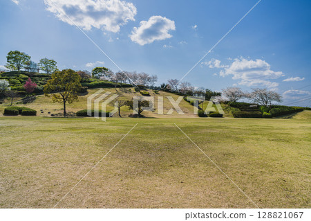 袋井市愛諾公園的風景(靜岡縣) 袋井市愛諾公園的風景(靜岡縣) 128821067