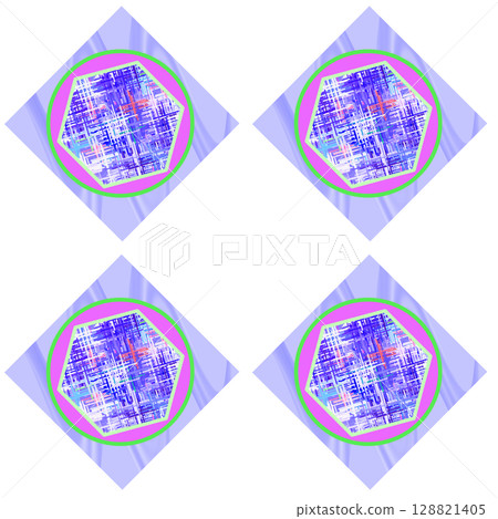 3d rendering of a white cloud on a rainbow 3d rendering of a white cloud on a rainbow 128821405