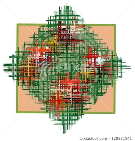 set of spiral swirl in retro style isolated 128821541