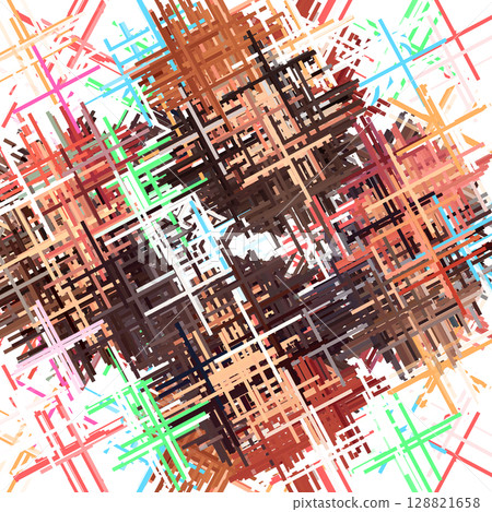 a tree in the form of a fence 128821658