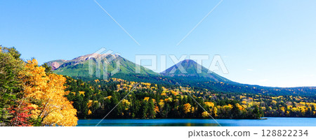 北海道足寄的清新藍天和秋日的Onneto 128822234