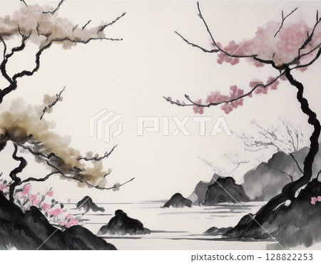 Ink painting Ink painting 128822253