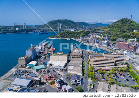 <福岡縣>關門海峽的景色 128822520