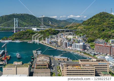 <福岡縣>關門海峽的景色 128822527