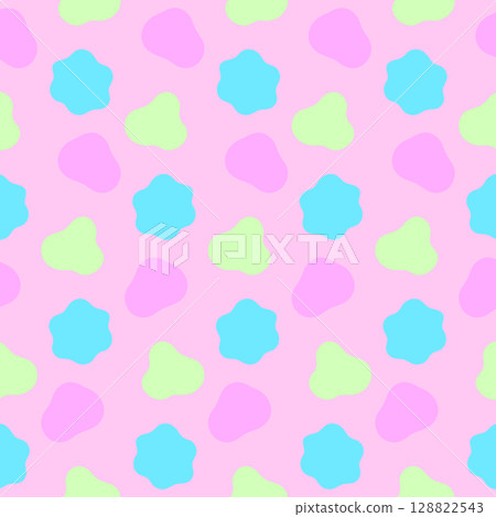 Retro dense color pattern pink 128822543