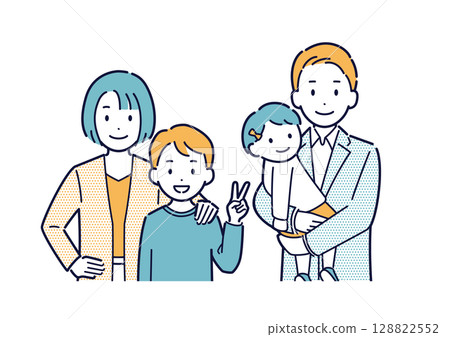 Family illustrations 128822552