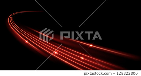 beautiful light speed line background on black background abstract design vector illustration 128822800
