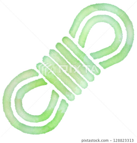 Summer adventure rope climbing camping friendly ecology icon design symbol stamp 128823313