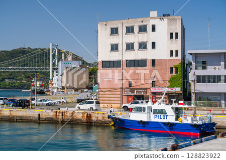 <福岡縣>關門海峽的景色 128823922