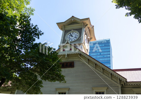 Sapporo clock tower Sapporo clock tower 128823939