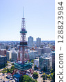 Sapporo TV Tower Urban Landscape Olympic Marathon 128823984