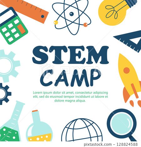 STEM Education Banner 128824588
