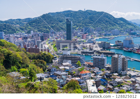 Fukuoka Prefecture: Mojiko cityscape Fukuoka Prefecture: Mojiko cityscape 128825012