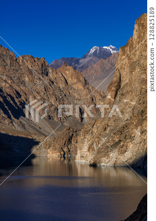 The Landscape of Attabad Lake, Hunza,Karakoram Highway, Pakistan 128825189