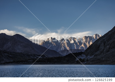 The Landscape of Attabad Lake, Hunza,Karakoram Highway, Pakistan 128825199