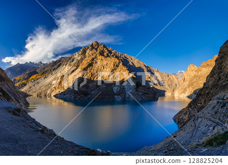 The Landscape of Attabad Lake, Hunza,Karakoram Highway, Pakistan The Landscape of Attabad Lake, Hunza,Karakoram Highway, Pakistan 128825204