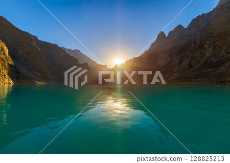 The Landscape of Attabad Lake, Hunza,Karakoram Highway, Pakistan The Landscape of Attabad Lake, Hunza,Karakoram Highway, Pakistan 128825213