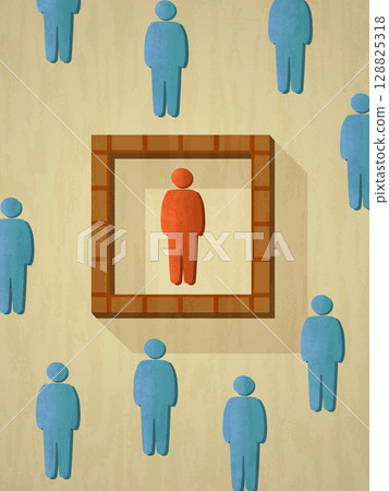 Social isolation 128825318