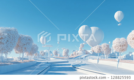 白色風景的世界 128825593