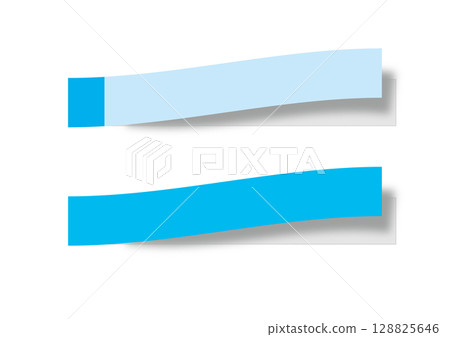 Simple blue sticky note 128825646