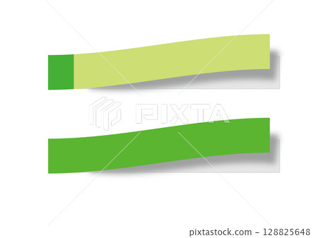 Simple green sticky note 128825648
