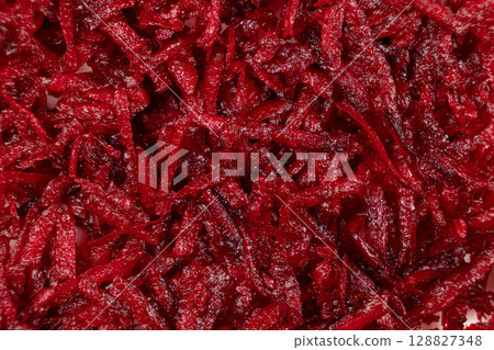 Fresh raw red beetroot grated, beet recipes 128827348