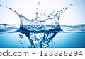 美麗的清水飛濺 128828294