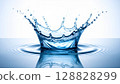 美麗的清水飛濺 128828299