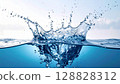 美麗的清水飛濺 128828312