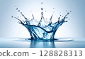 美麗的清水飛濺 128828313
