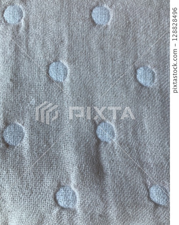 Dot pattern linen fabric cloth texture background material 128828496