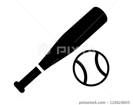 Baseball icon monotone 128828603