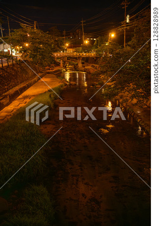 Night view of Tamatsukuri Onsen Night view of Tamatsukuri Onsen 128828989