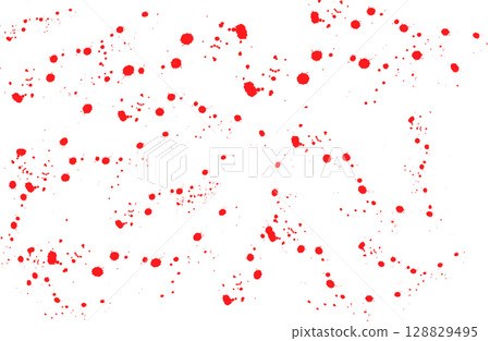 Horror blood splatter background Paint/ink 128829495