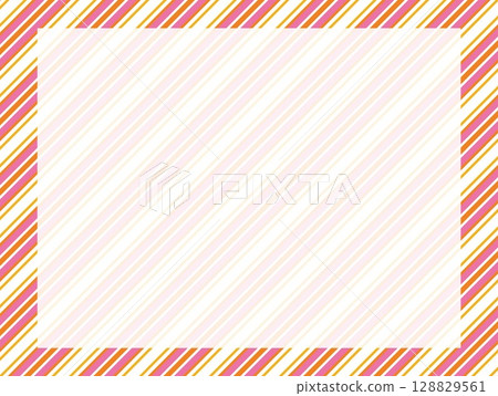 Striped frame white space Striped frame white space 128829561