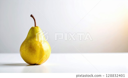 《AI圖像》白色背景與梨 128832401